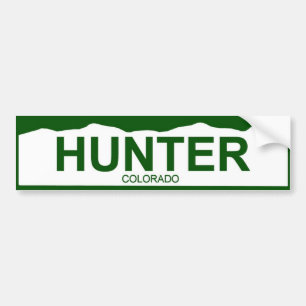 Adesivo Para Carro placa de Colorado nova - CAÇADOR
