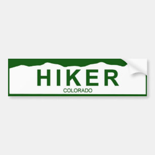 Adesivo Para Carro placa de Colorado nova - CAMINHANTE