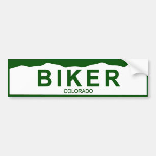 Adesivo Para Carro placa de Colorado nova - MOTOCICLISTA