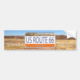 Adesivo Para Carro Placa de vaidade da ARIZONA da ROTA 66 dos E.U.