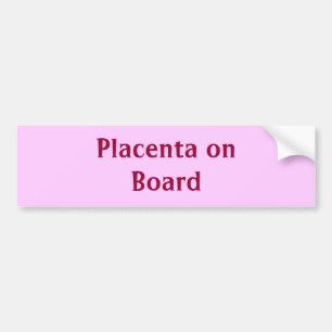 Adesivo Para Carro Placenta a bordo