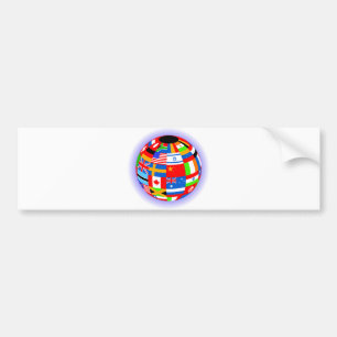 Adesivo Para Carro planadores internacionais do globo terrestre