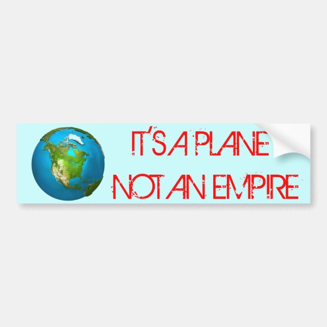Adesivo Para Carro PLANET EARTH - Bumper Sticker (Frente)