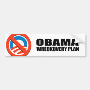 ADESIVO PARA CARRO PLANO DE OBAMA WRECKOVERY