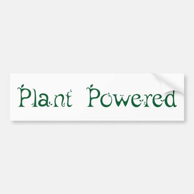 Adesivo Para Carro Planta Alimentada (Frente)