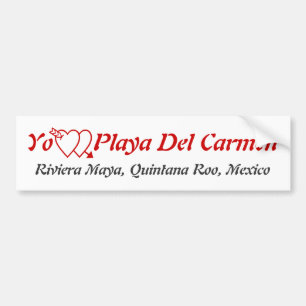 Adesivo Para Carro Playa del Carmen, Maya México de Quintana Roo