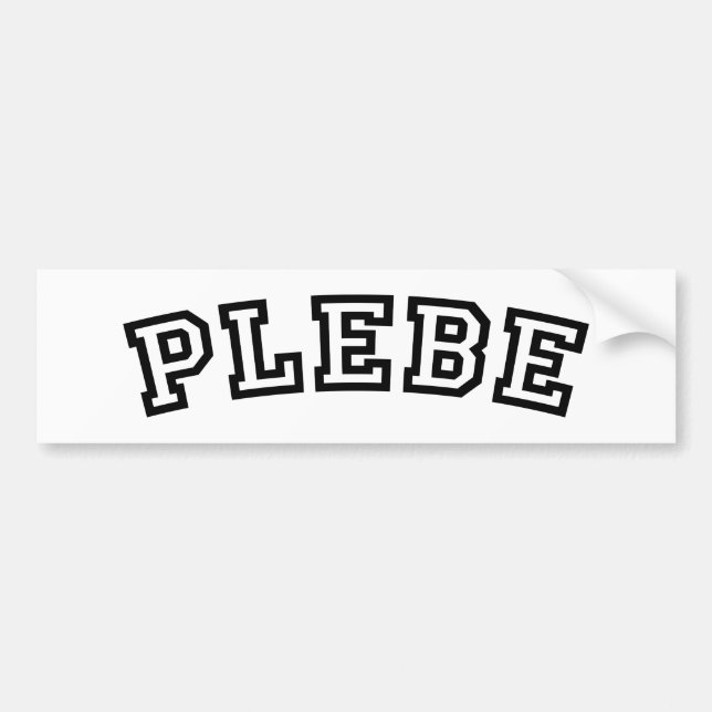 ADESIVO PARA CARRO PLEBE (Frente)