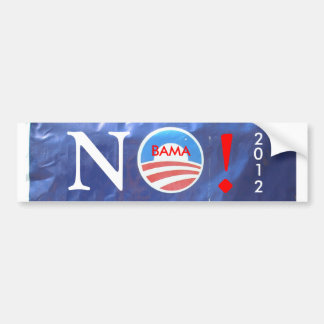 Adesivo Para Carro plenet obama, NÃO! BAMA 2012