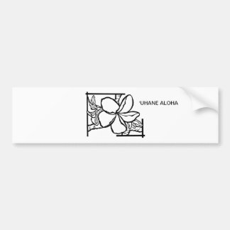 Adesivo Para Carro Plumeria havaiana "espírito aloha"
