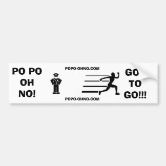 ADESIVO PARA CARRO PO PO! OH NÃO! CONSEGUIU IR!!!