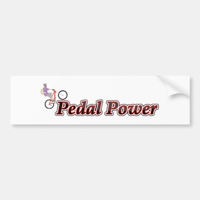 Adesivo Para Carro Poder do pedal (Frente)