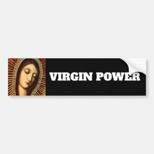 ADESIVO PARA CARRO PODER VIRGEM