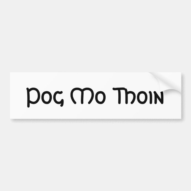 Adesivo Para Carro Pog Mo Thoin (Frente)