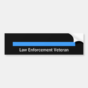 Adesivo Para Carro Polícia aposentada Blue Line do xerife da políci