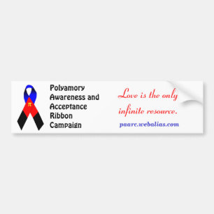Adesivo Para Carro Polyamory Bumpersticker II