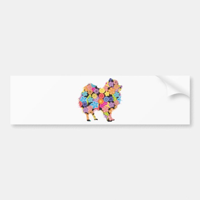 Adesivo Para Carro Pomeranian (Frente)