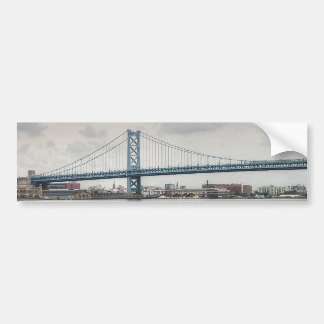 Adesivo Para Carro Ponte de Ben Franklin (Frente)