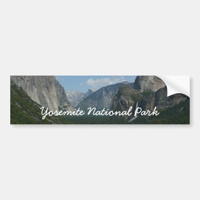 Adesivo Para Carro Ponto de Inspiração no Parque Nacional de Yosemite (Frente)
