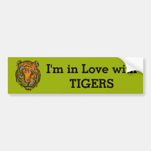 Adesivo Para Carro Pop Art TIGER HEAD + seu backgr. & ideias