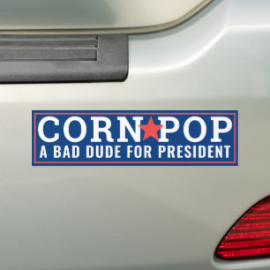 Adesivo Para Carro Pop de milho para o Presidente II