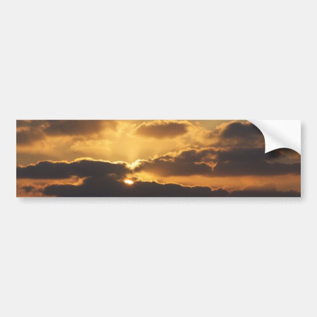 Adesivo Para Carro Pôr do sol (Frente)