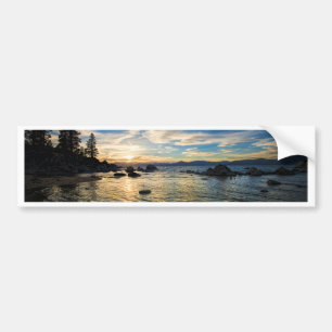Adesivo Para Carro Por do sol de Lake Tahoe