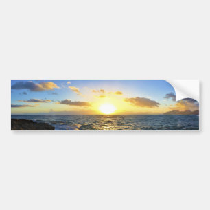 Adesivo Para Carro Por do sol havaiano