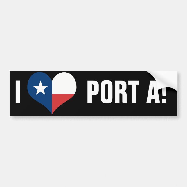 ADESIVO PARA CARRO PORT ARANSAS (Frente)