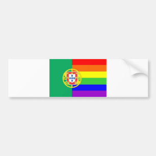 Adesivo Para Carro portugal gay orgulhosa bandeira do arco-íris homos