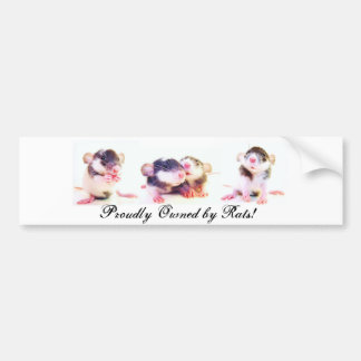 Adesivo Para Carro Possuído orgulhosa por ratos!