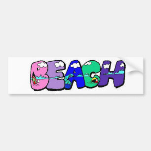 Adesivo Para Carro Praia