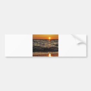 Adesivo Para Carro praia do pôr do sol