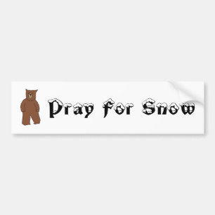 Adesivo Para Carro Pray para a neve