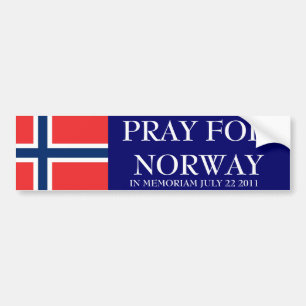 ADESIVO PARA CARRO PRAY PARA NORUEGA