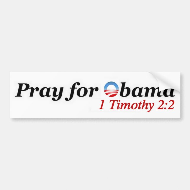Adesivo Para Carro Pray para Obama (Frente)