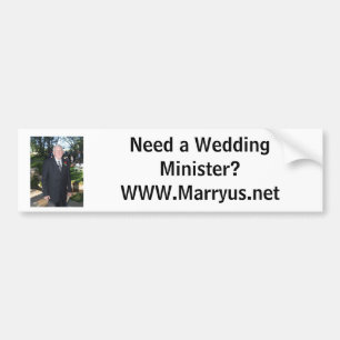 Adesivo Para Carro Precise um ministro do casamento? WWW.Marryus.net