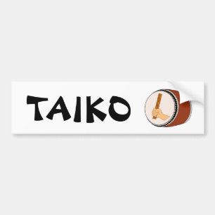 Adesivo Para Carro Presente para Taiko Drummer Taiko Drum Japonês