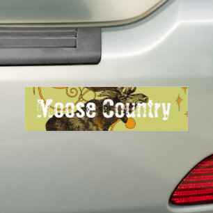 Adesivo Para Carro Presentes de Vintage Moose