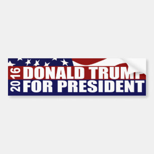 Adesivo Para Carro Presidente 2016 de DONALD TRUMP