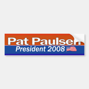 Adesivo Para Carro Presidente Bumpersticker de Paulsen da pancadinha