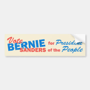 Adesivo Para Carro Presidente das máquinas de lixar de Bernie das