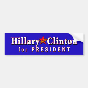Adesivo Para Carro Presidente de Hillary Clinton em 2016