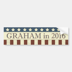 Adesivo Para Carro Presidente de Lindsey Graham em 2016