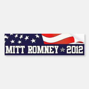 Adesivo Para Carro Presidente de Mitt Romney em 2012
