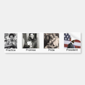 Adesivo Para Carro Presidente do orgulho da prática de Obama