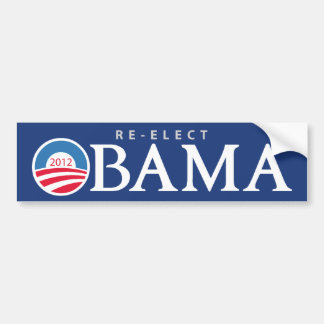 Adesivo Para Carro Presidente Obama do Re-Elect Bumpersticker 2012