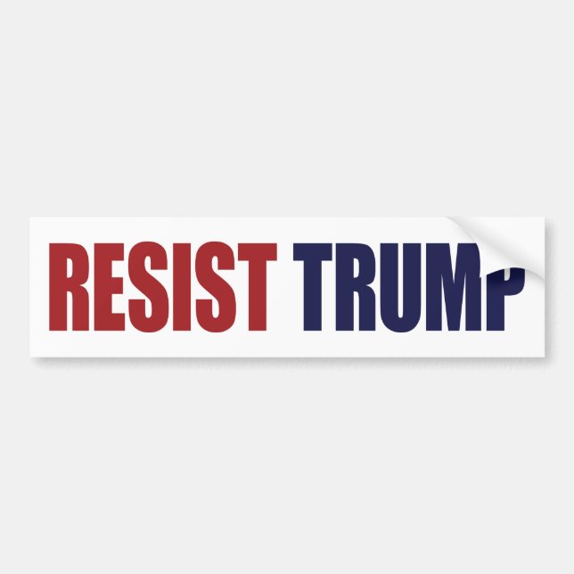 Adesivo Para Carro Presidente Resistente Trump - Anti Trump (Frente)