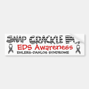 Adesivo Para Carro Pressão, Crackle, pop EDS Ehlers-Danlos Sydrome
