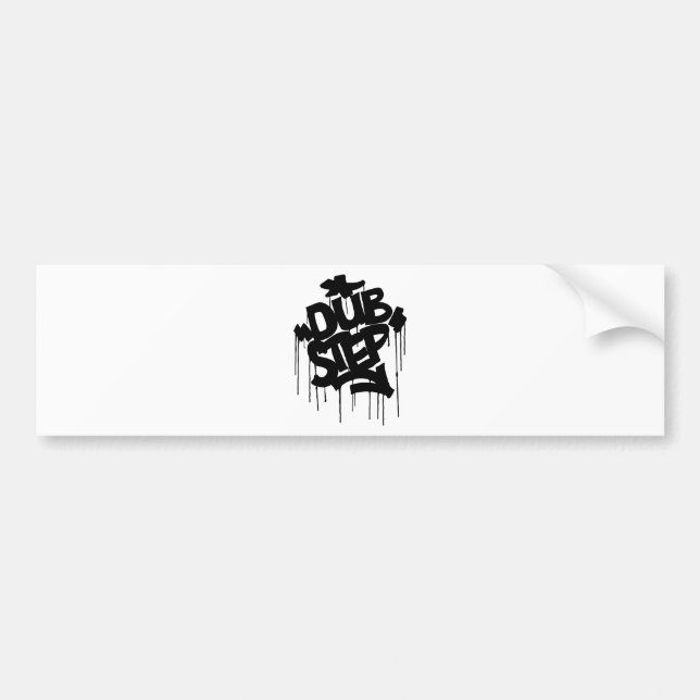 Adesivo Para Carro Preto de Dubstep FatCap (Frente)