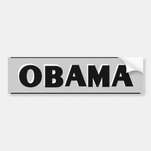 Adesivo Para Carro Preto de Obama no autocolante no vidro traseiro